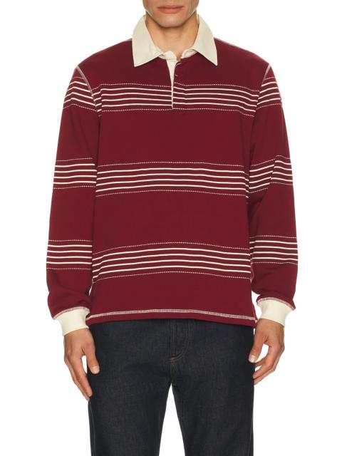 Editor Striped Rugby Polo