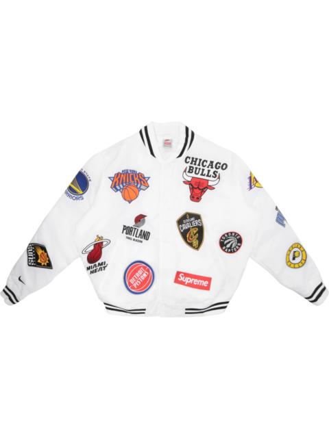 Supreme Nike/NBA Teams Warm-Up Jacket White