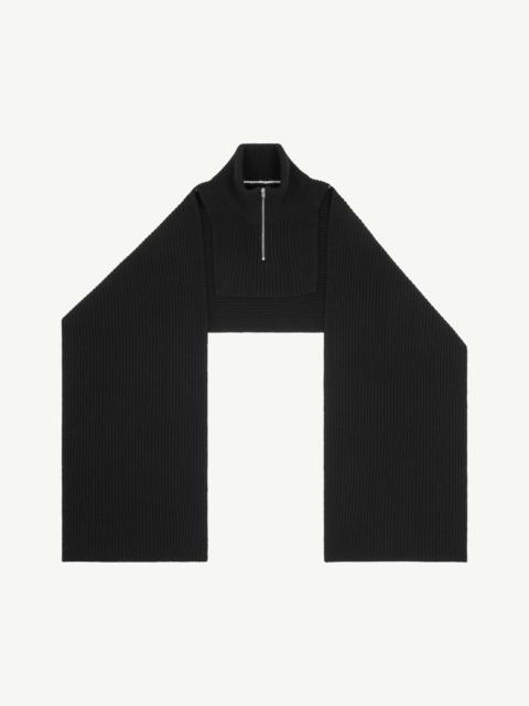 Fisherman knit camionneur scarf