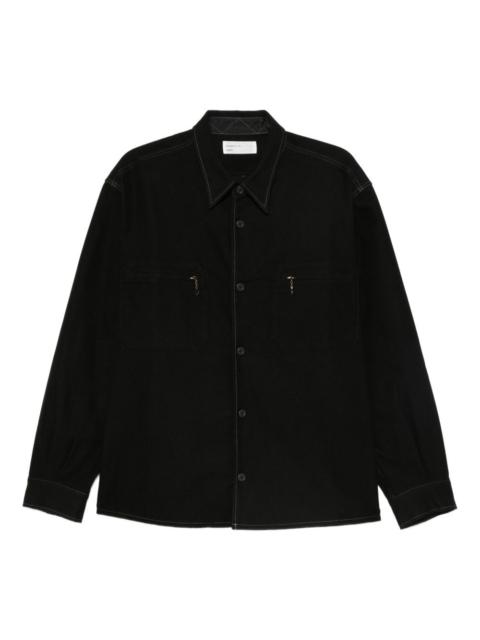 point-collar shirt