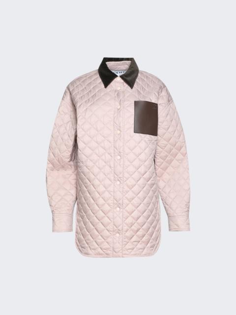 Quilted Overshirt Light Pink