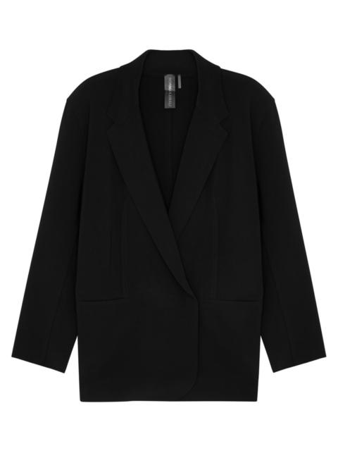 Oversized stretch-jersey blazer
