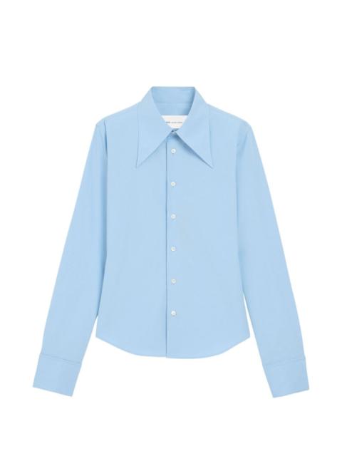 straight point-collar shirt