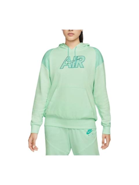 (WMNS) Nike Air Sportswear Hoodie 'Green White' DM6060-394