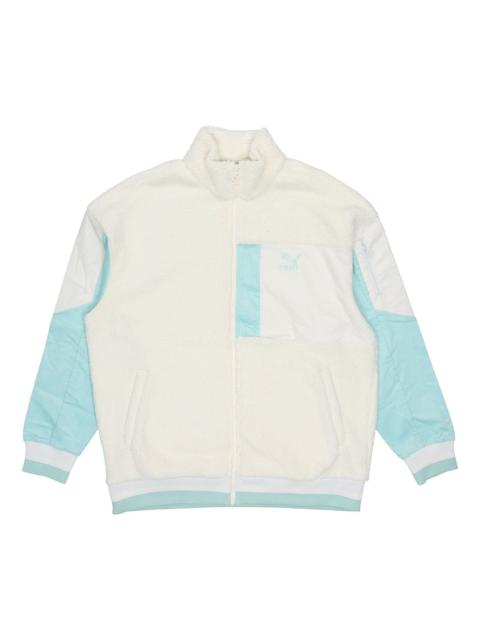 PUMA Retro Sherpa Jacket 'Beige Blue' 534678-93