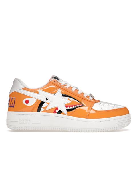 A Bathing Ape Bape Sta Low Color Block Shark Orange
