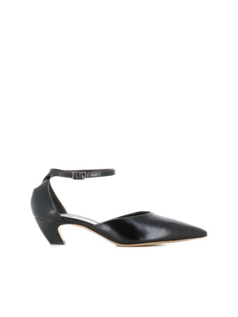 ankle-strap pointed-toe pumps