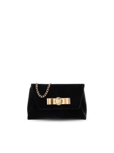 Medusa Head velvet shoulder bag