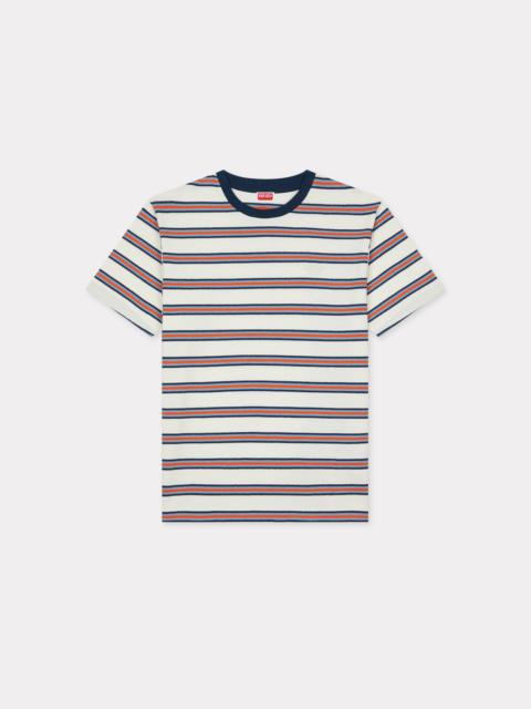 'KENZO Coast Lines' embroidered T-shirt in cotton linen