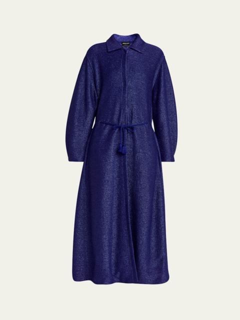 Drawstring Maxi Coat