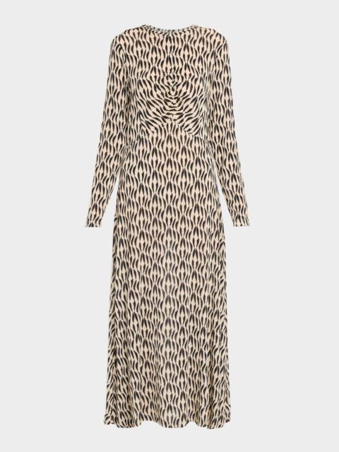 Naia Printed Jersey Maxi Dress