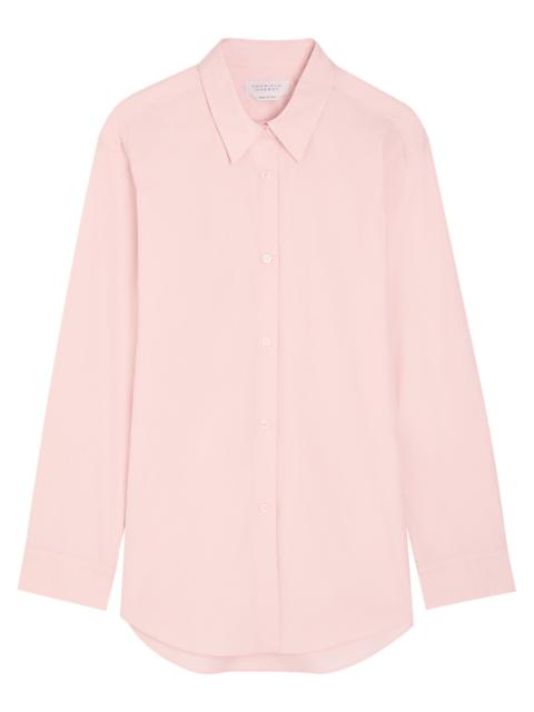 Gabriela Hearst Reyes Logo-embroidered Cotton-poplin Shirt