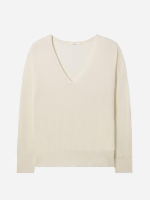 V-Neck Sweater in Fine Cashmere