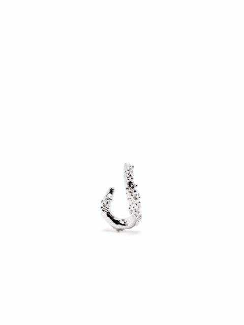 The Rocky Terrain hoop earring