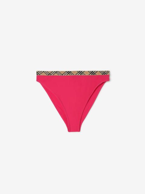 Check Trim Bikini Briefs