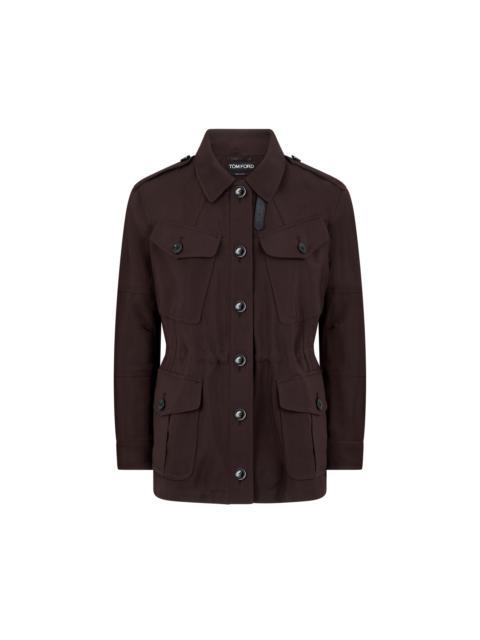 WOOL BLEND FIELD JACKET