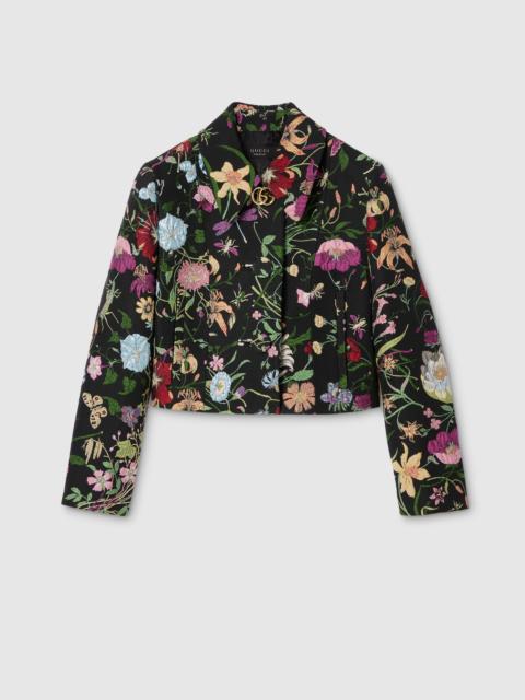 Gucci Flora silk brocade jacket