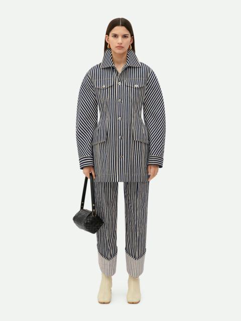 Striped Cotton Drill Jacket