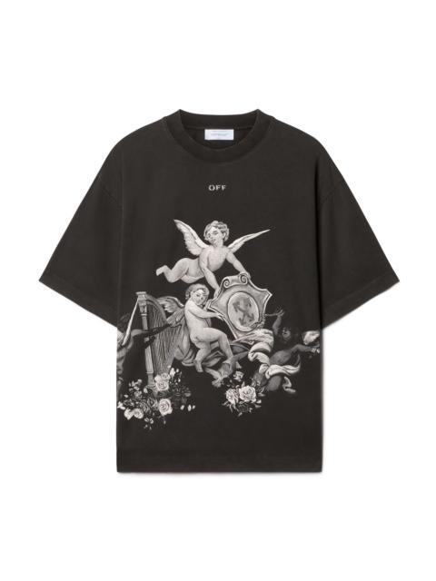 Black Vintage Putti T-shirt