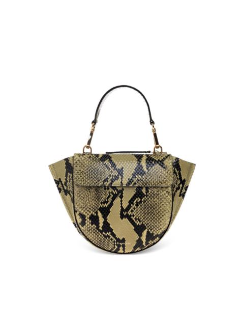 Mia snakeskin tote bag
