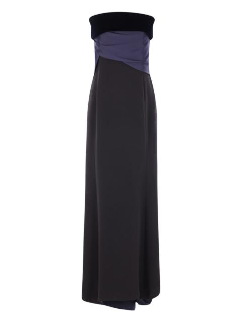 strapless maxi dress