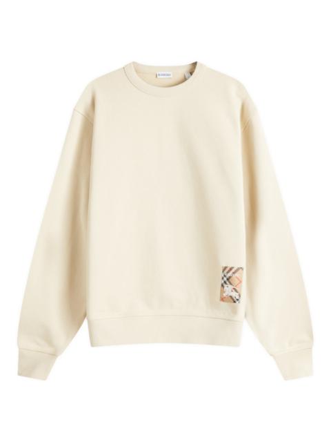 Burberry Check Label Sweatshirt