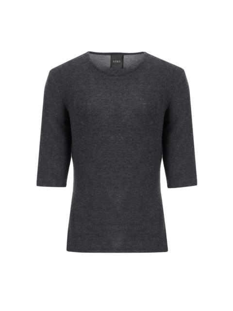 Lauren Mid-Sleeve Jersey T-Shirt grey
