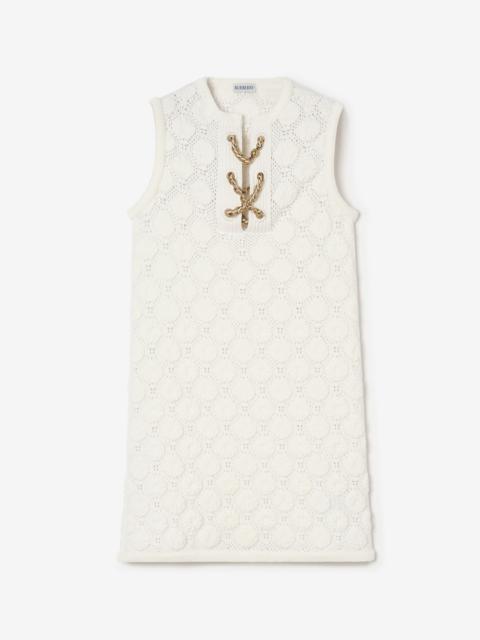 Crochet Cotton Blend Dress