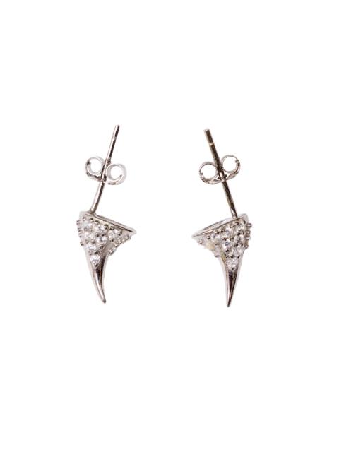 CRYSTAL CLEAR RHINESTONE HORN STUDS