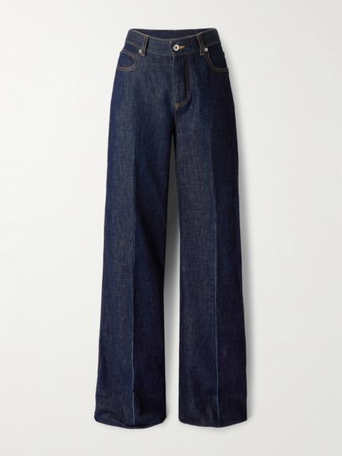 High-rise Straight-leg Jeans