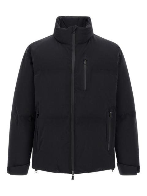 quilted high-neck down jacket