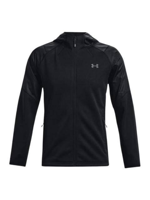 Under Armour ColdGear Swacket Hoodie Jacket 'Black' 1357475-002
