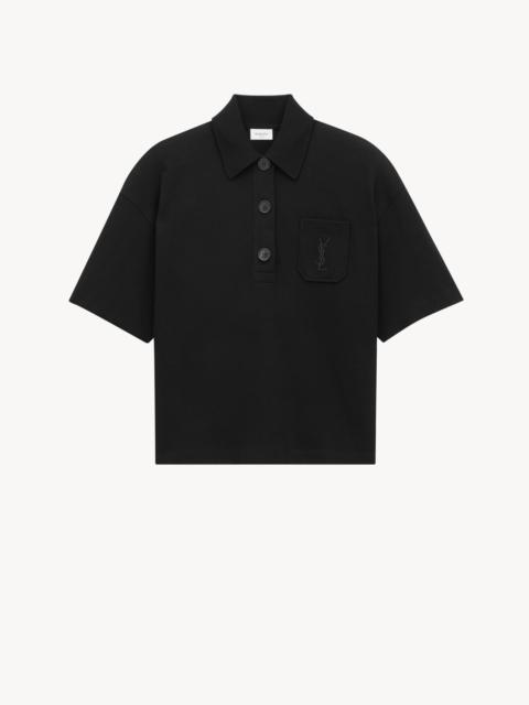 CASSANDRE POLO IN COTTON PIQUÉ