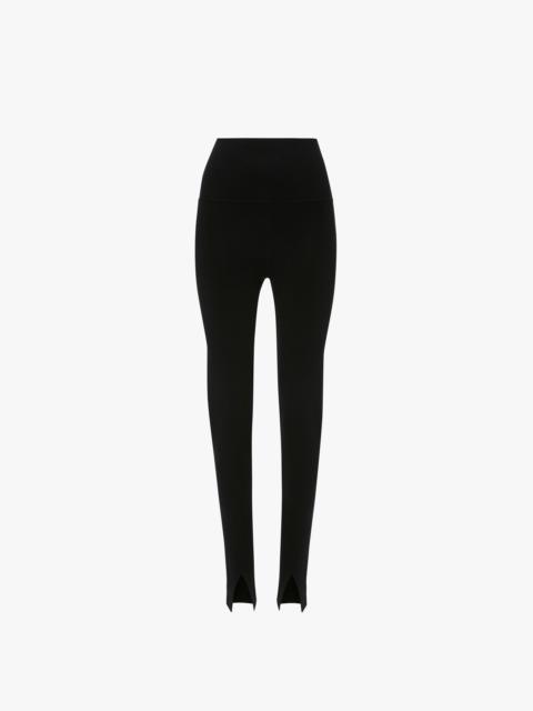 VB Body Split Front Leggings In Black
