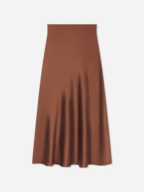 Bias Cut Slip Skirt in Silk
