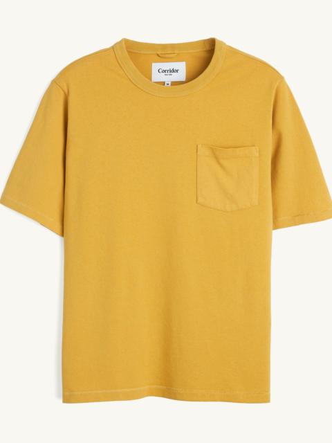 GARMENT DYE TEE - GOLD