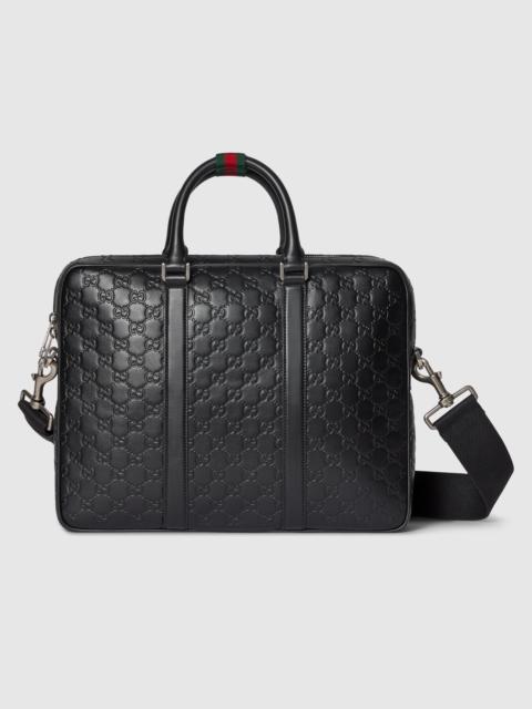GG Emblem large briefcase