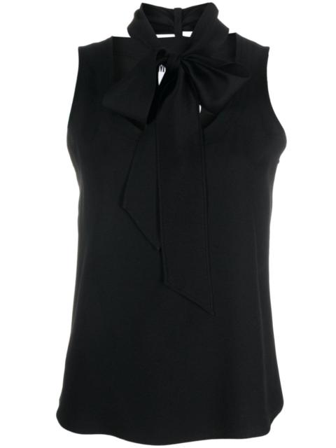bow-detail sleeveless blouse