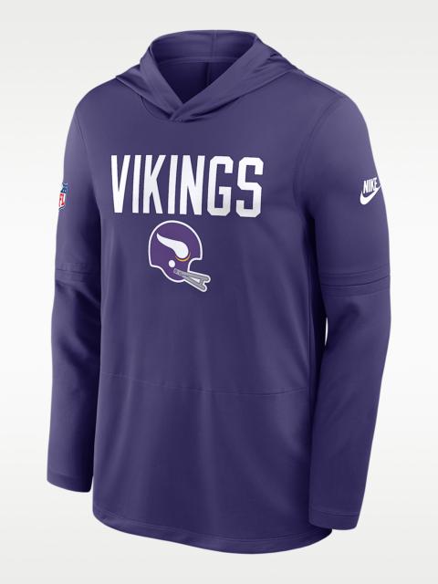 Minnesota Vikings Pass Accuracy Men's Nike Dri-FIT NFL Long-Sleeve Hooded Top