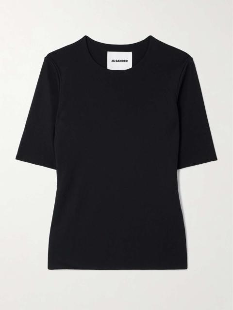 Satin-jersey T-shirt