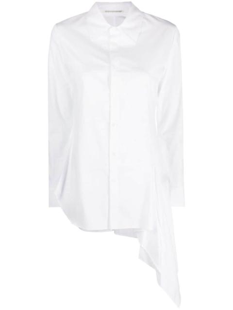 asymmetric cotton shirt