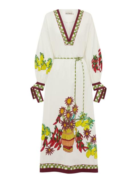 Katerina V Neck Midi Dress