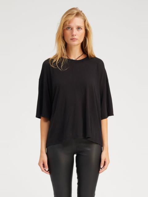 BLACK BOXY TEE