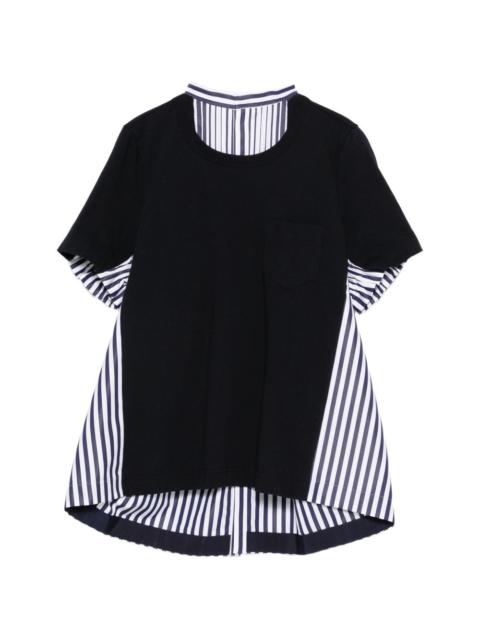 stripe pocket T-shirt