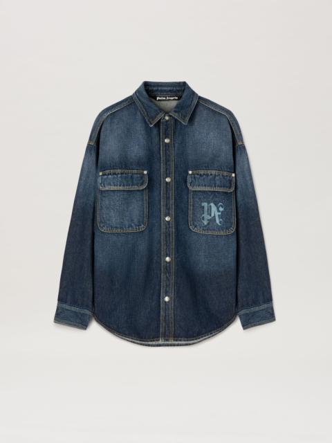 Midnight Monogram Denim Shirt