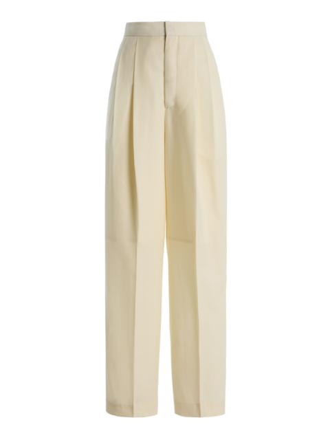 Orin Wool Trousers white
