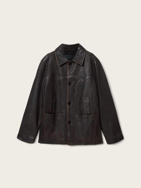 HARTWELL LEATHER COAT