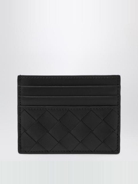 Black Intrecciato card holder