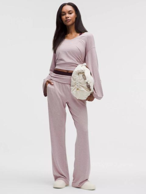 BeCalm Mid-Rise Flared Pant