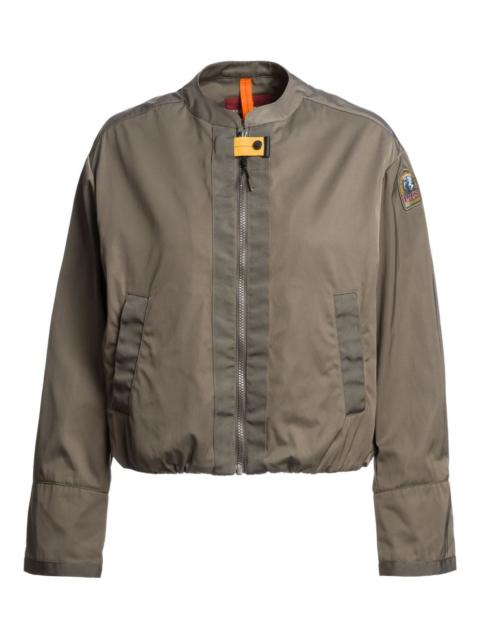 cropped zip-front jacket